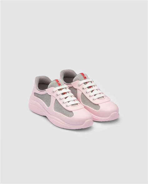 pink prada americas cup women's sneakers|Prada America's Cup original sneakers.